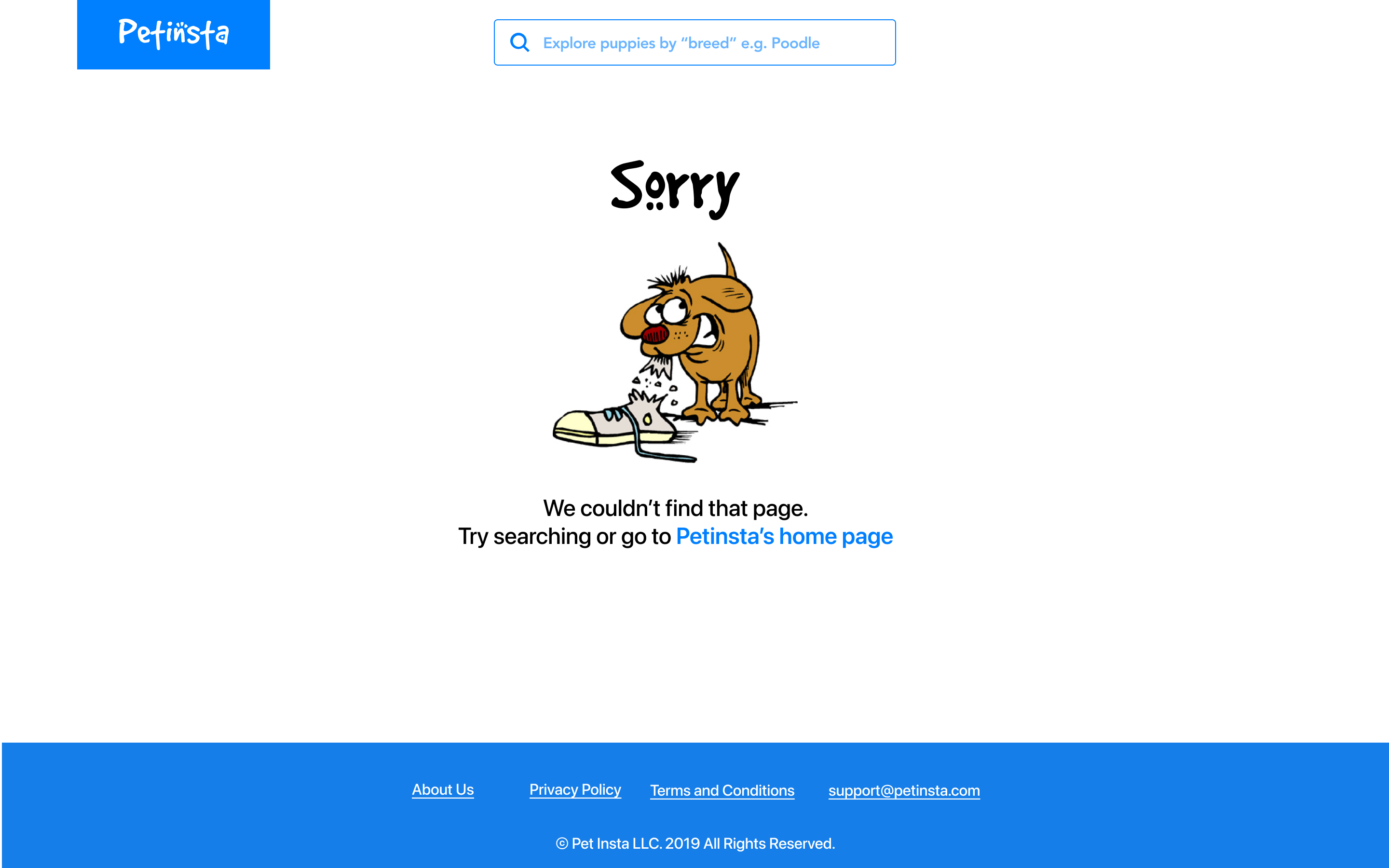 PetInsta product detail